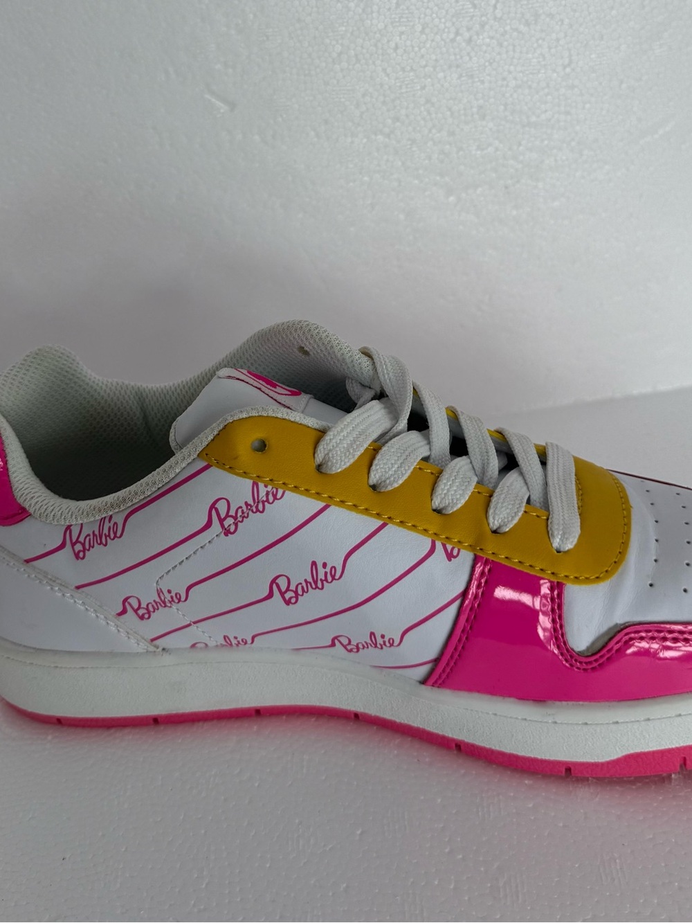 Barbie Logo Pink & Yellow Sneakers - Picture 5 of 13